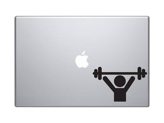 Weight-Lifting Decal