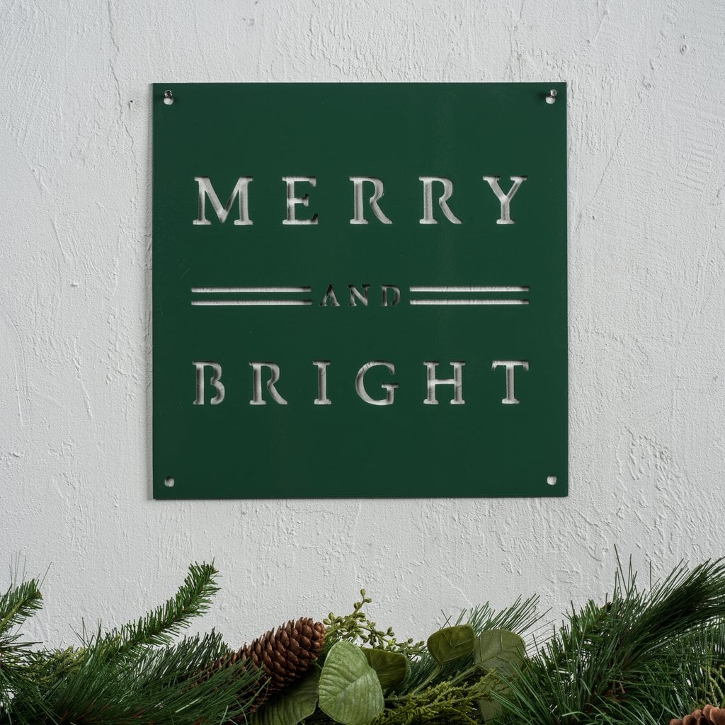 Merry and Bright Sign ($48)