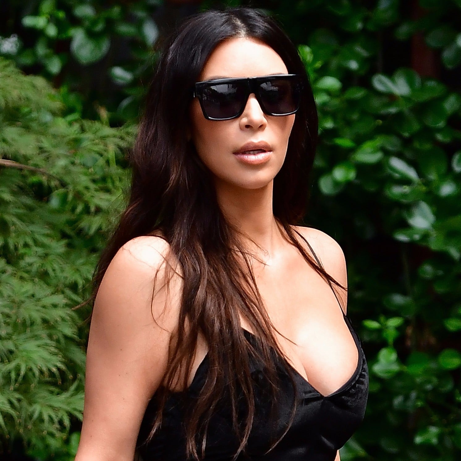 Kim Kardashian Black Chanel Bikini | POPSUGAR Fashion