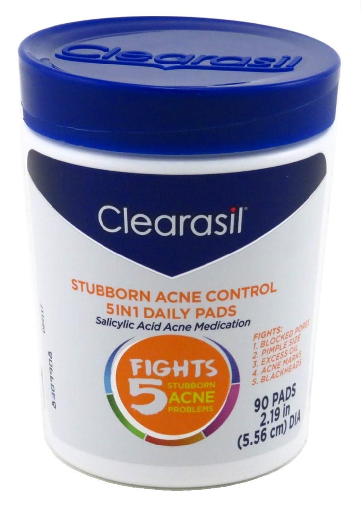 Clearasil Stubborn Acne Control 5-in-1 Daily Facial Cleansing Pads