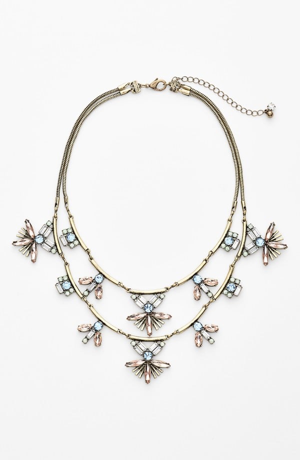 Robert Rose Stone Cluster Tiered Statement Necklace ($62)