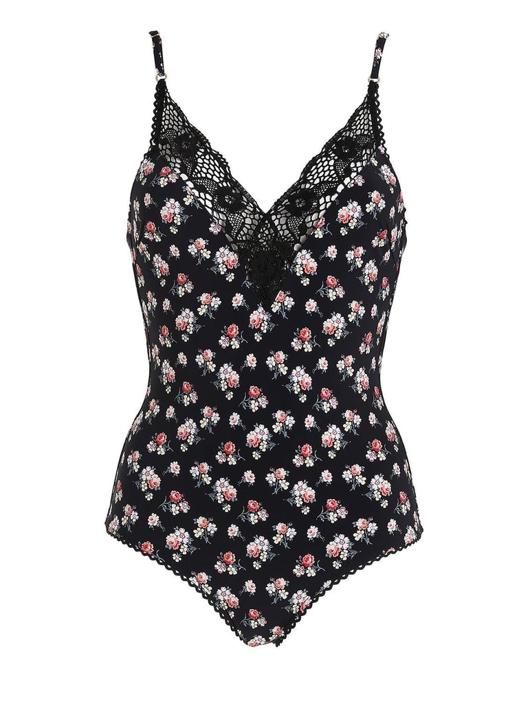 The vintage trend will never die, and there's no reason it shouldn't take a vacation at the beach with you in this Stella McCartney Vintage Floral Swimsuit ($245).
