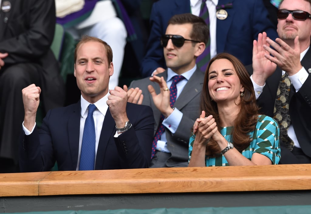 Kate Middleton and Prince William at Wimbledon 2014