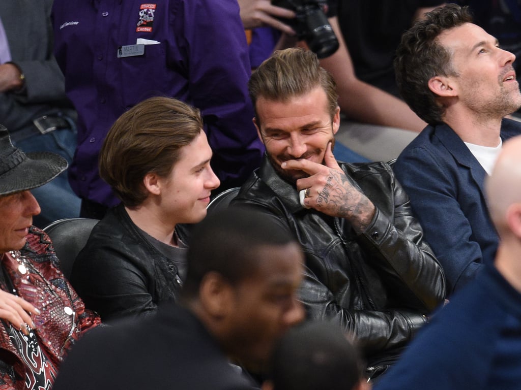 David and Brooklyn Beckham