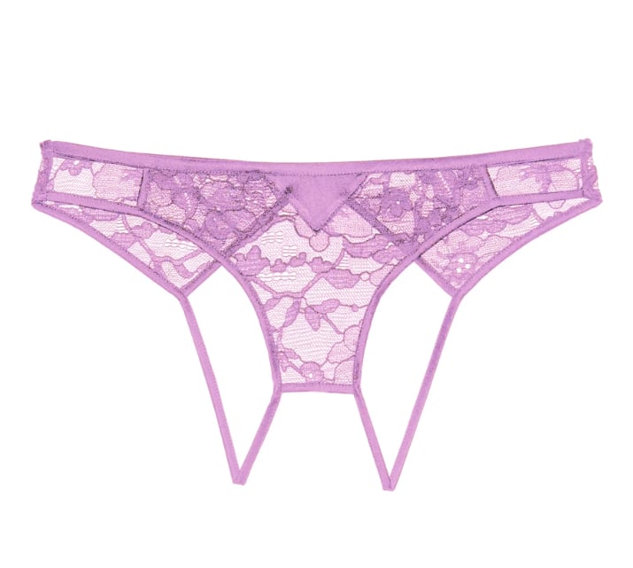 Buy Victoria's Secret Lace Crotchless Thong Knickers from the Victoria's  Secret UK online shop