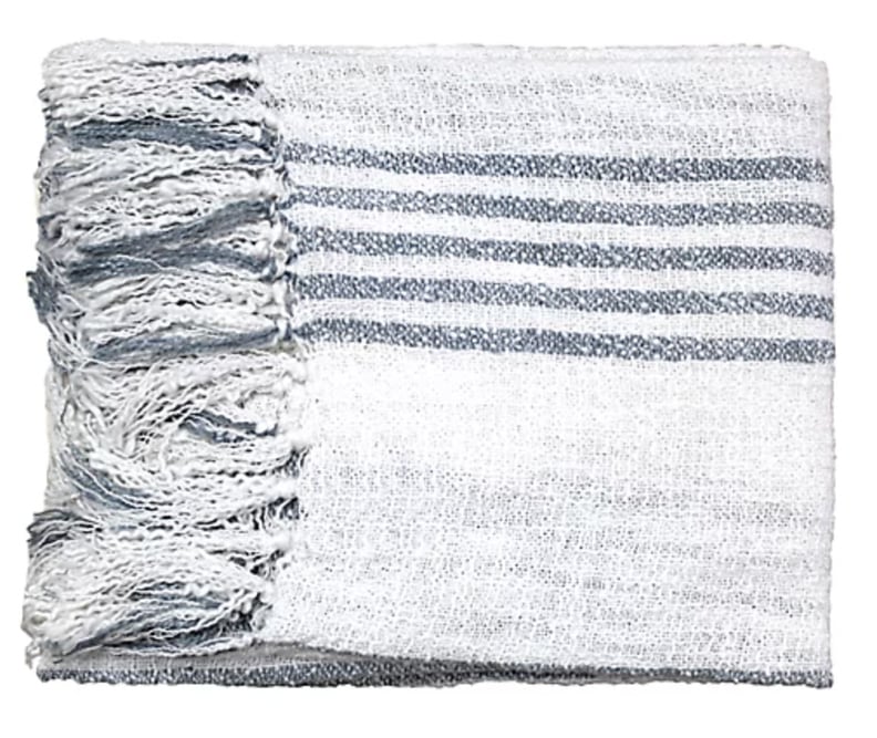 Everhome Coastal Stripe Throw Blanket
