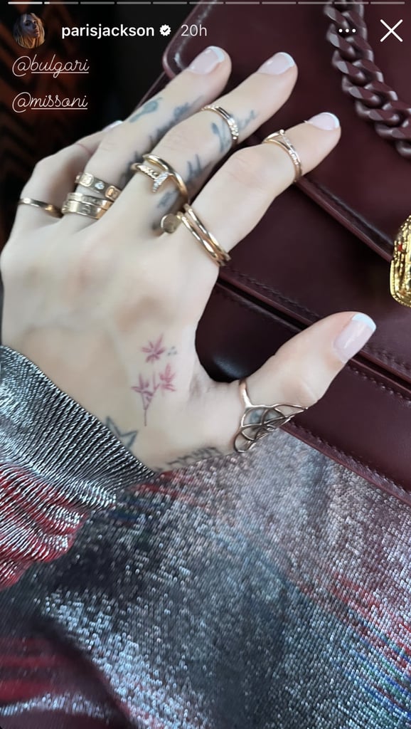 Paris Jackson's Classic French Manicure