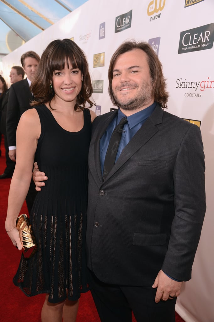Jack Black and Tanya Haden Celebrity Couples at Award Shows 2013