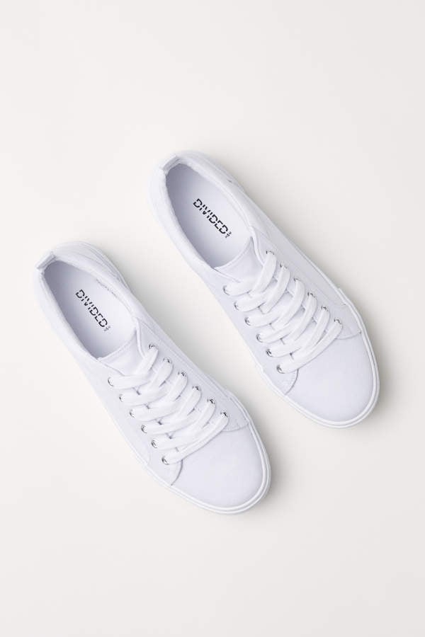 h&m white sneakers