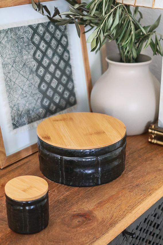 Effortless Composition Ceramic Canister