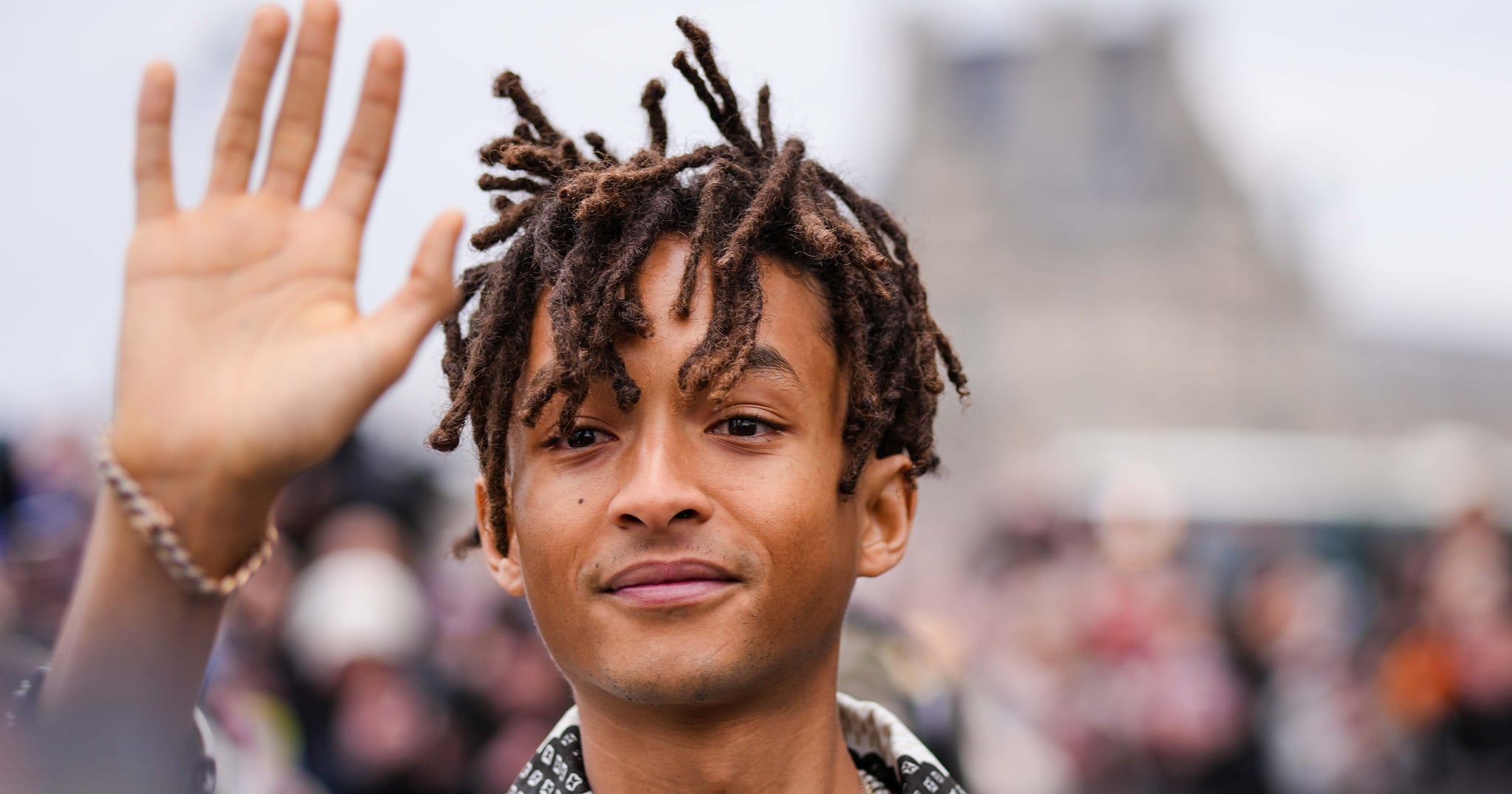 Jaden Smith Wows in a Crop Top and Dollhouse Purse at PFW