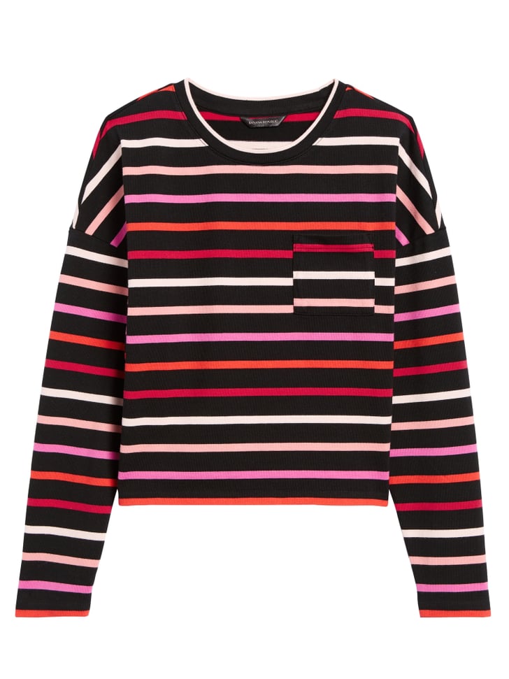 Boxy Stripe T-Shirt | Best Banana Republic Clothes and Accessories ...