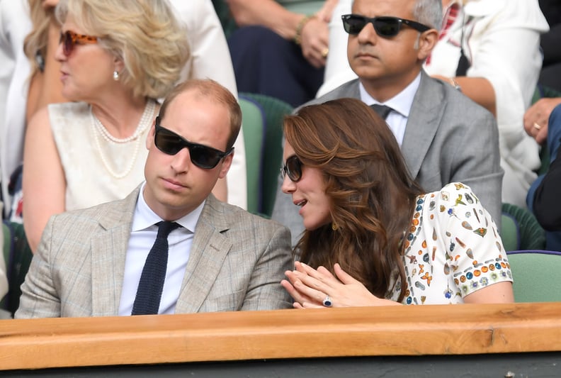 Kate and Will at Wimbledon 2016