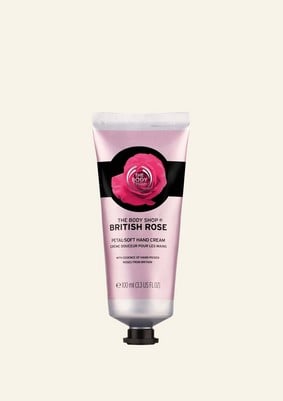 The Body Shop British Rose Petal Soft Hand Cream