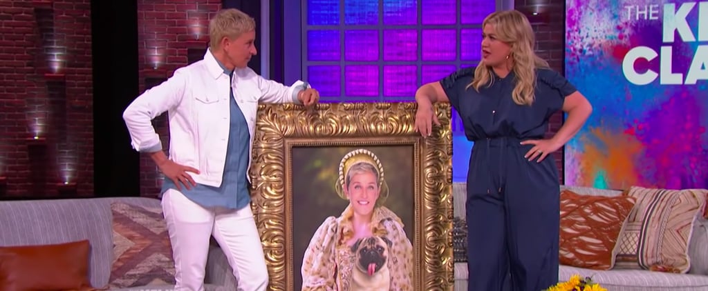 Ellen DeGeneres Crashed Kelly Clarkson's Talk Show, but at Least She Brought Gifts