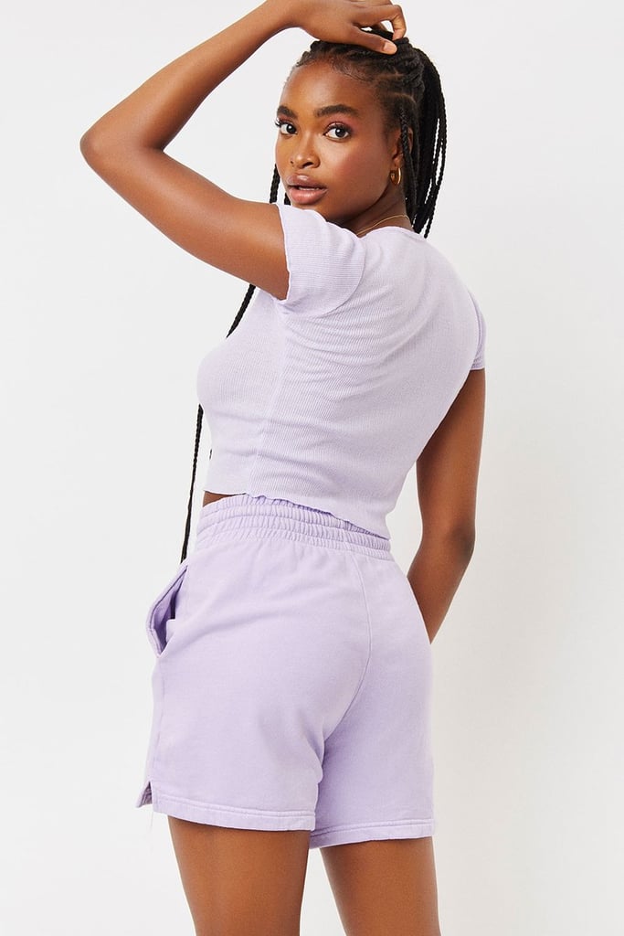 matching sweatsuit shorts