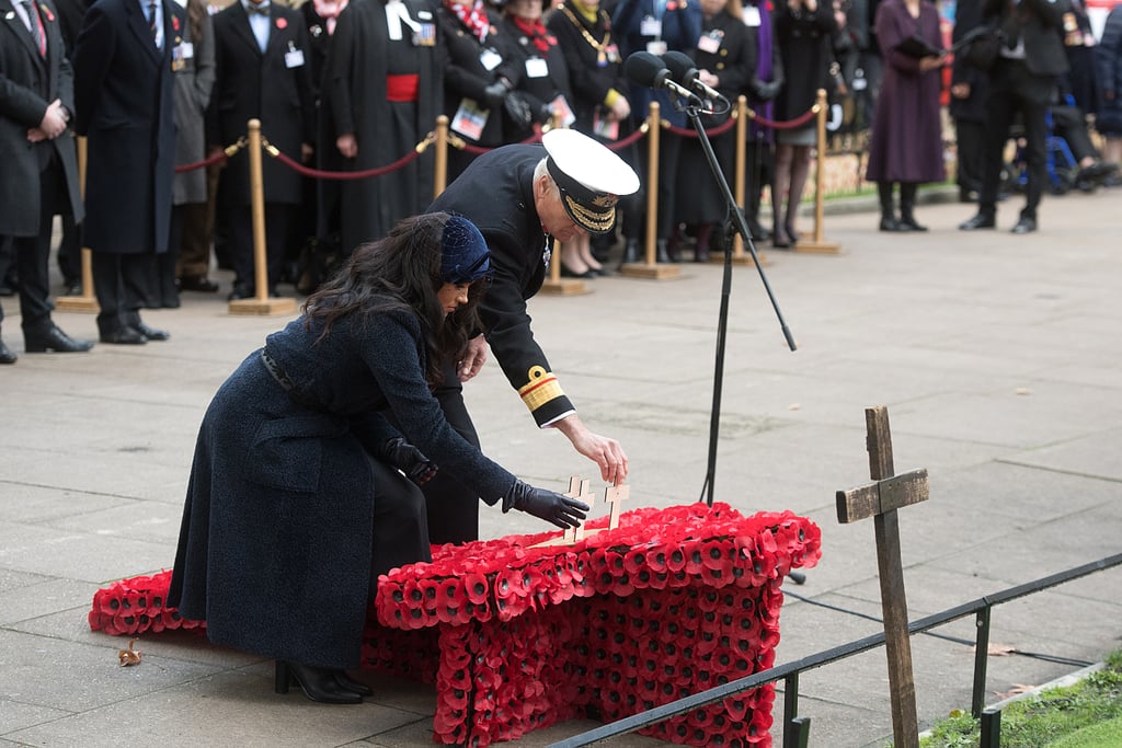 Prince Harry and Meghan Markle Field of Remembrance 2019