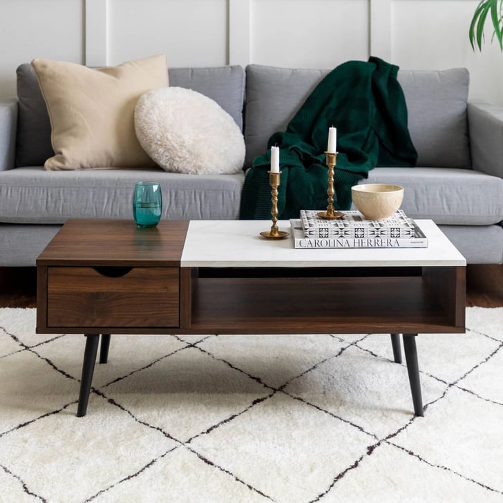 Saracina Home Leg Mid Century Modern Storage Coffee Table The Best