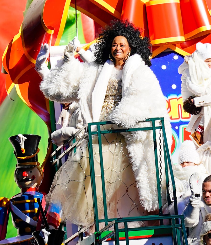 Diana Ross and Family at the Macy's Thanksgiving Parade 2018