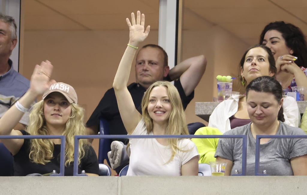 Amanda Seyfried at the US Open on Sept. 6.