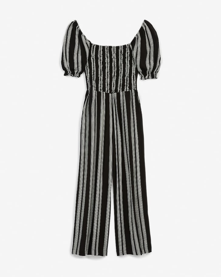 Express shop jumpsuit striped