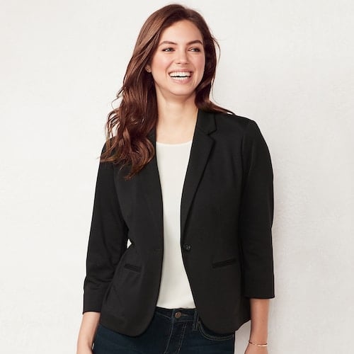 LC Lauren Conrad Fitted Blazer