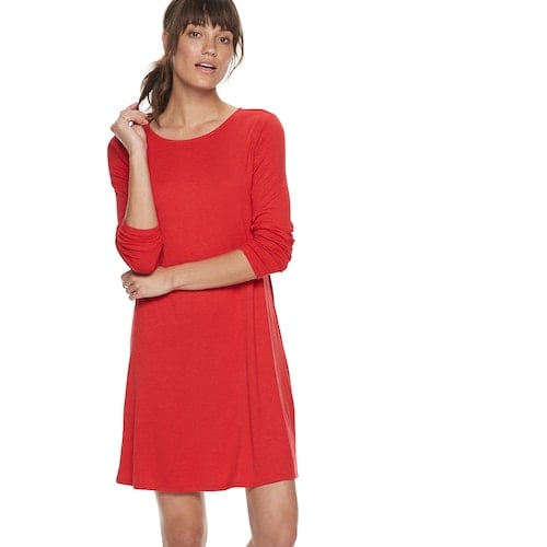 POPSUGAR Knit A-Line Dress