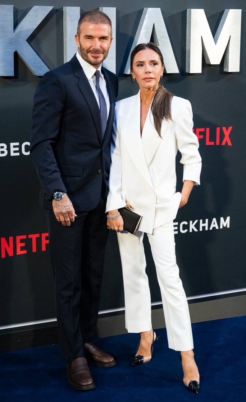 David and Victoria Beckham at Netflix's "Beckham" UK Premiere