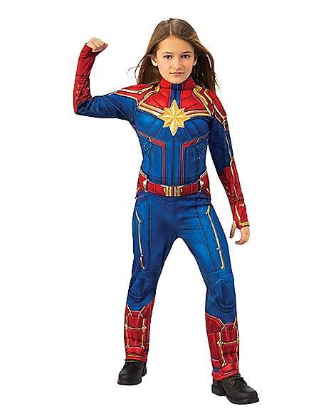 Kids Captain Marvel Costume