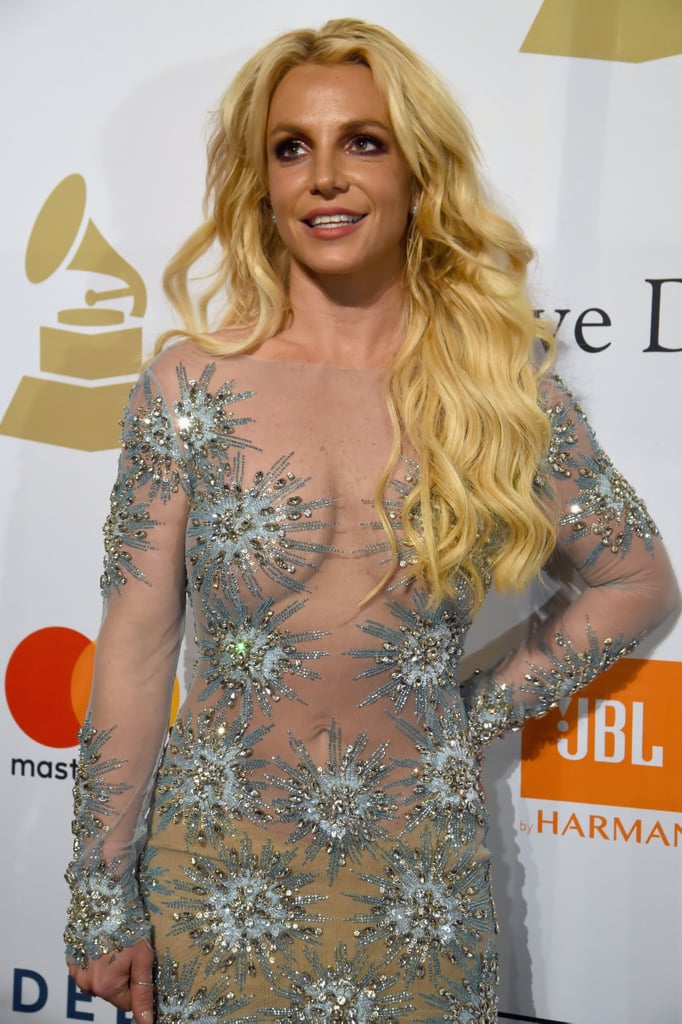 Britney Spears at Clive Davis Pre-Grammy Party 2017