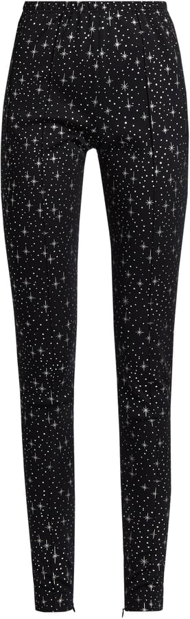 Balenciaga Star-Print High-Rise Leggings