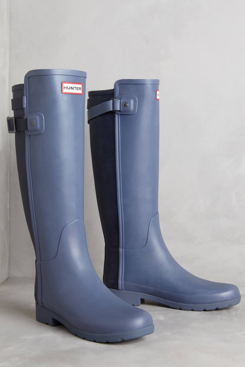 Hunter Original Refined Rain Boots Blue 5 Boots
