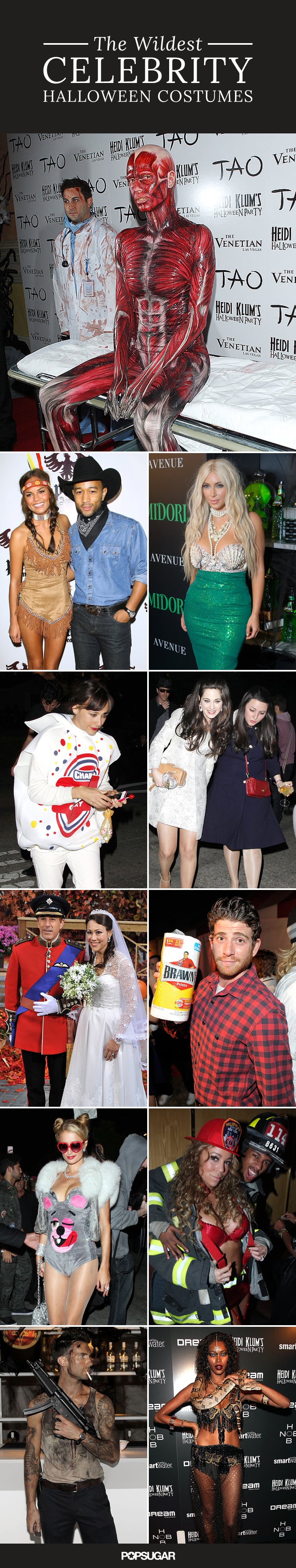 Crazy Celebrity Halloween Costumes | Pictures