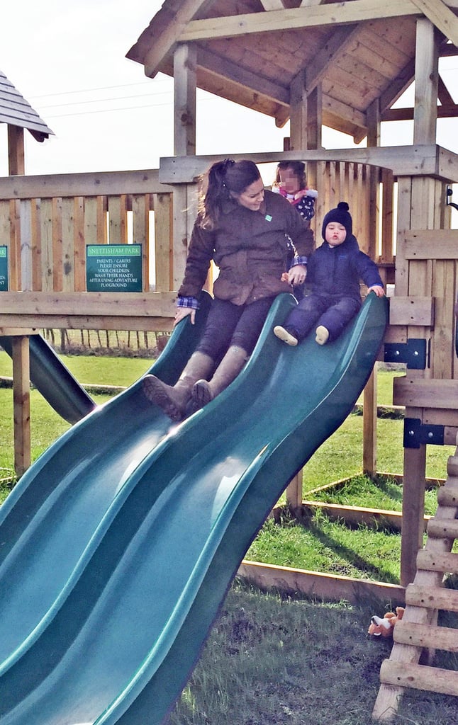 Kate Middleton and Prince George at the Petting Zoo Pictures