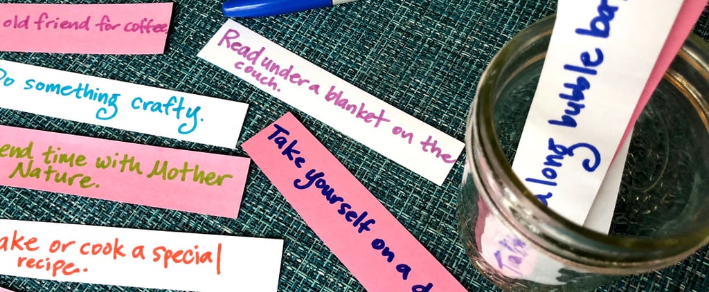 Self-Care Ideas Using Mason Jar