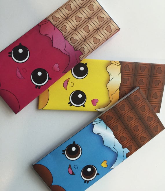 Shopkins cheeky chocolate wrappers