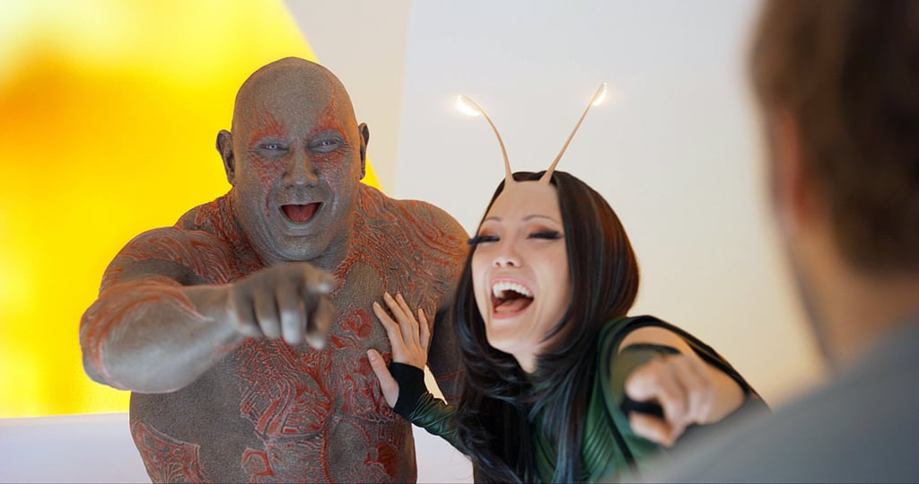 Drax finds a new friend to torture Quill with in Guardians of the Galaxy Vol. 2.