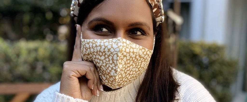 Mindy Kaling's Matching Masks and Headbands on Instagram