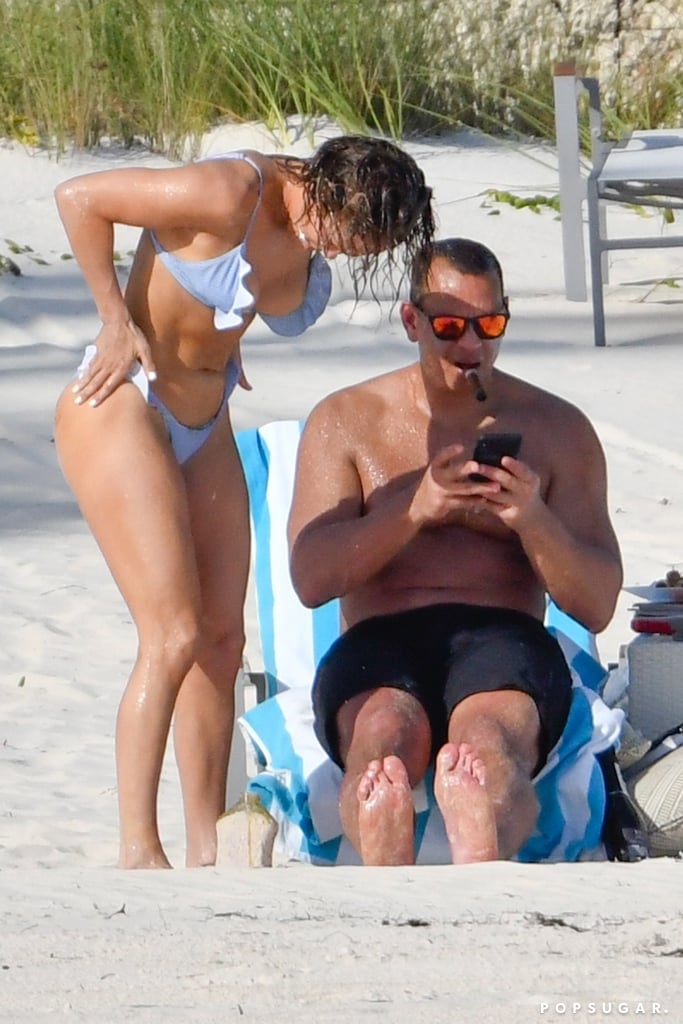 Jennifer Lopez and Alex Rodriguez in the Bahamas March 2019