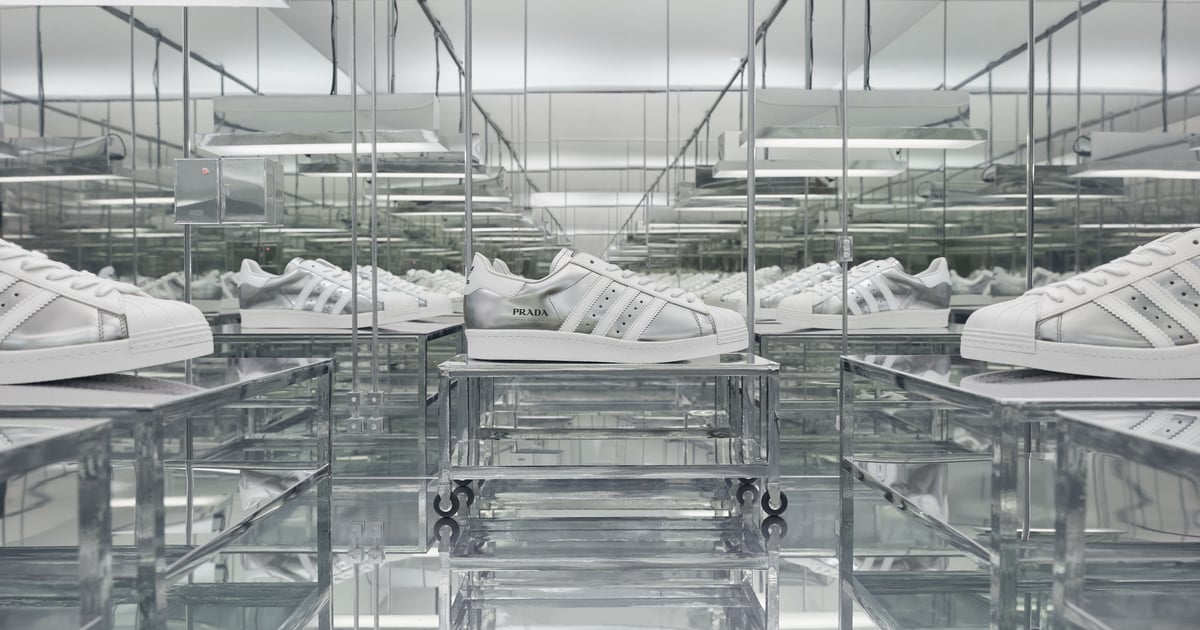 Prada Just Unveiled Its Second Adidas Collection, and Those Metallic Sneakers Will Be Everywhere