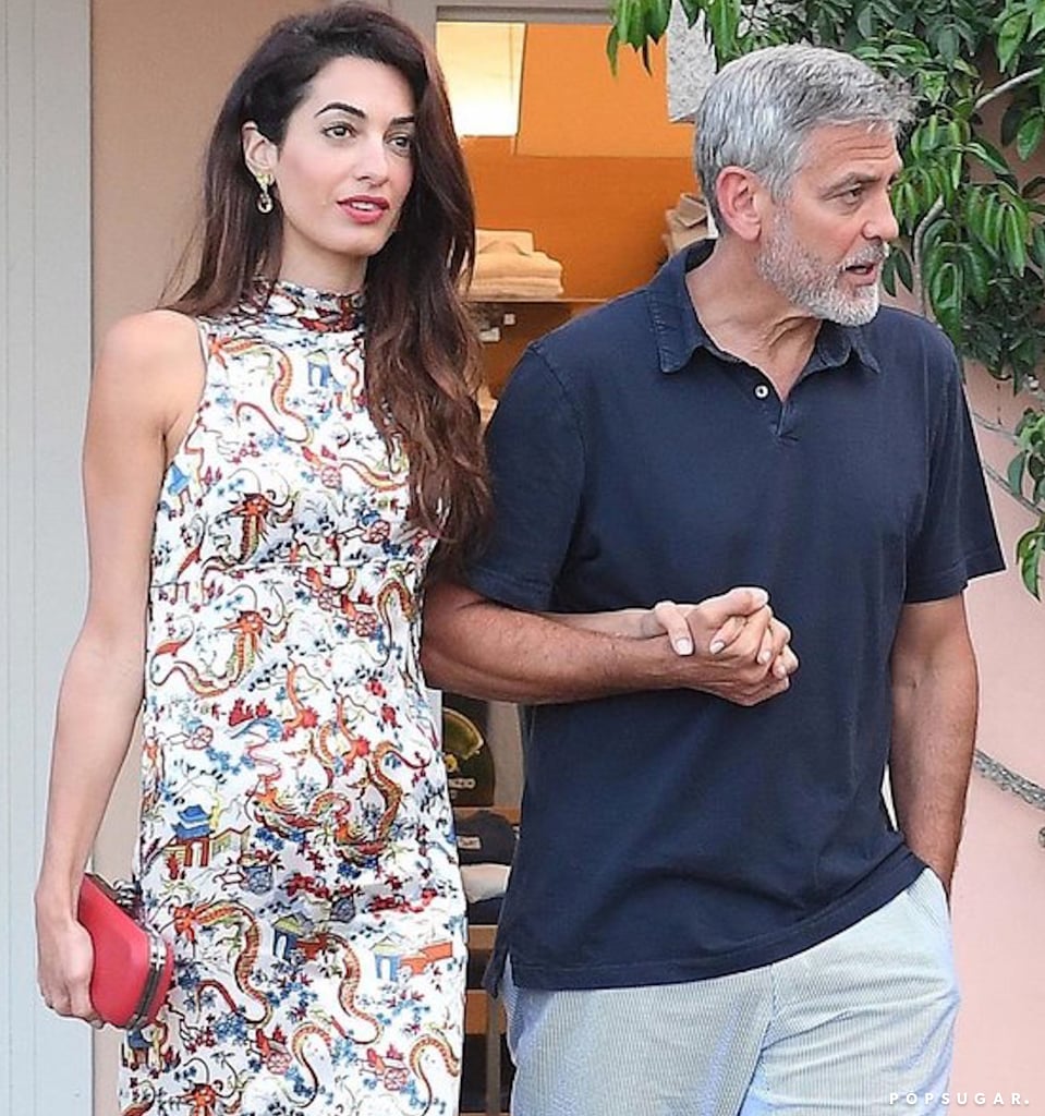 Amal Clooney Dragon Print Dress