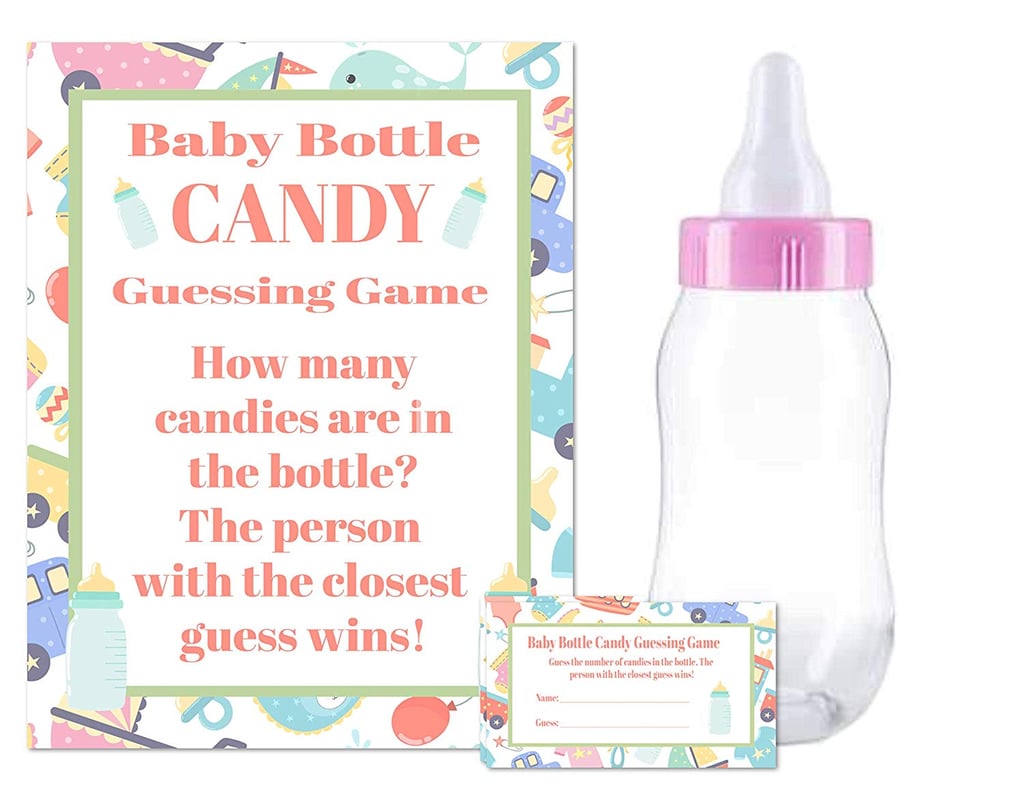 Baby Shower Bottle Candy Guessing Game
