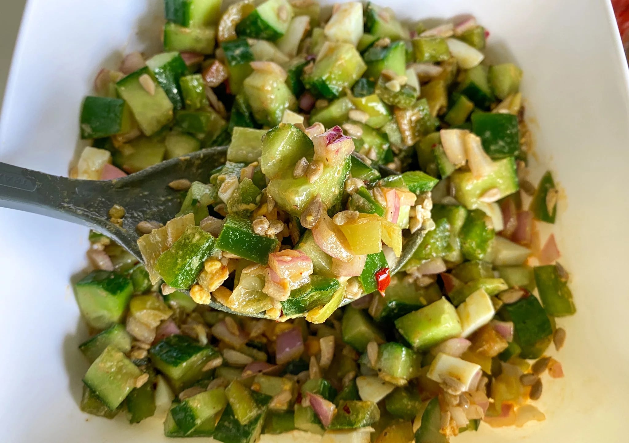 Cucumber Salad Recipe - Girl With The Iron Cast