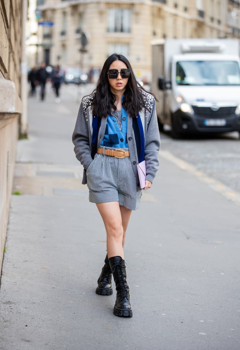 Cardigan and outlet skirt outfits