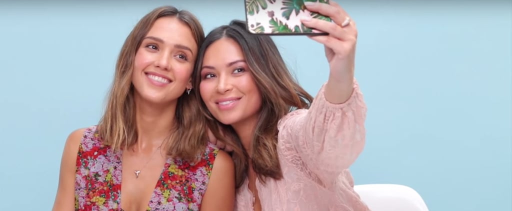 Jessica Alba's Makeup Artist Skills Video