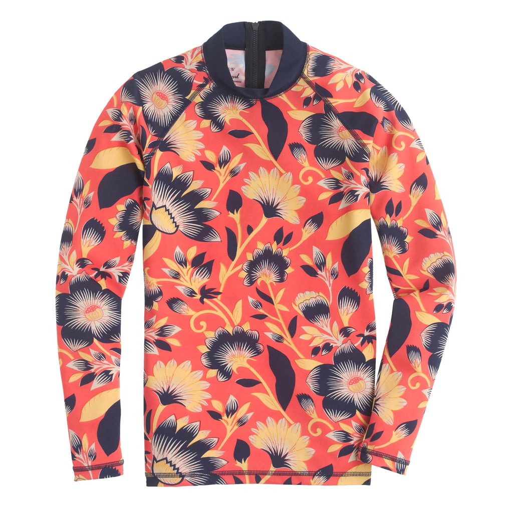J.Crew Hibiscus Floral Rash Guard