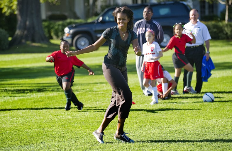 When She Played Soccer on the White House Lawn