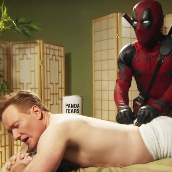 Deadpool Gives Conan O'Brien a Massage | Video