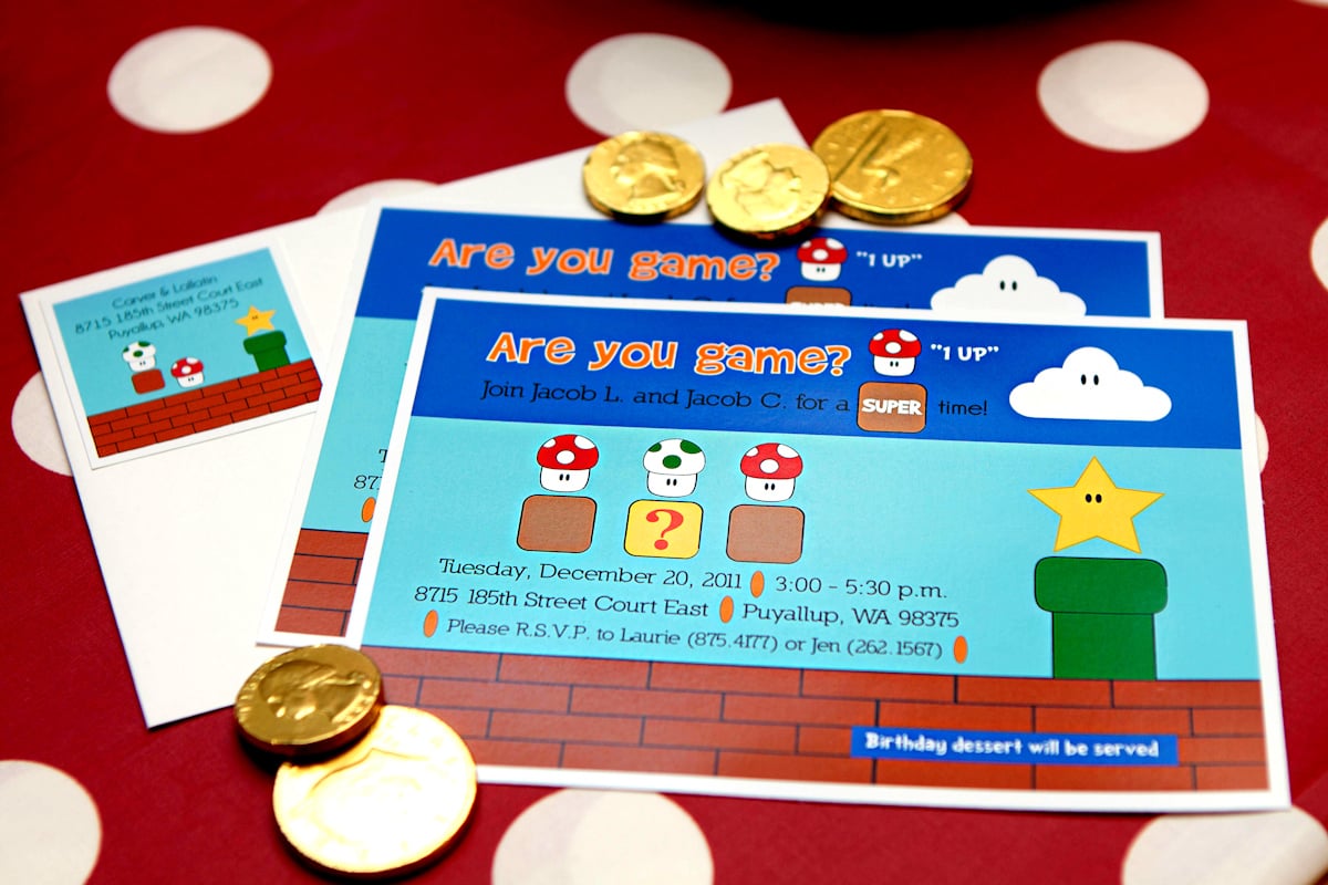 Super Mario Birthday Party | POPSUGAR Family