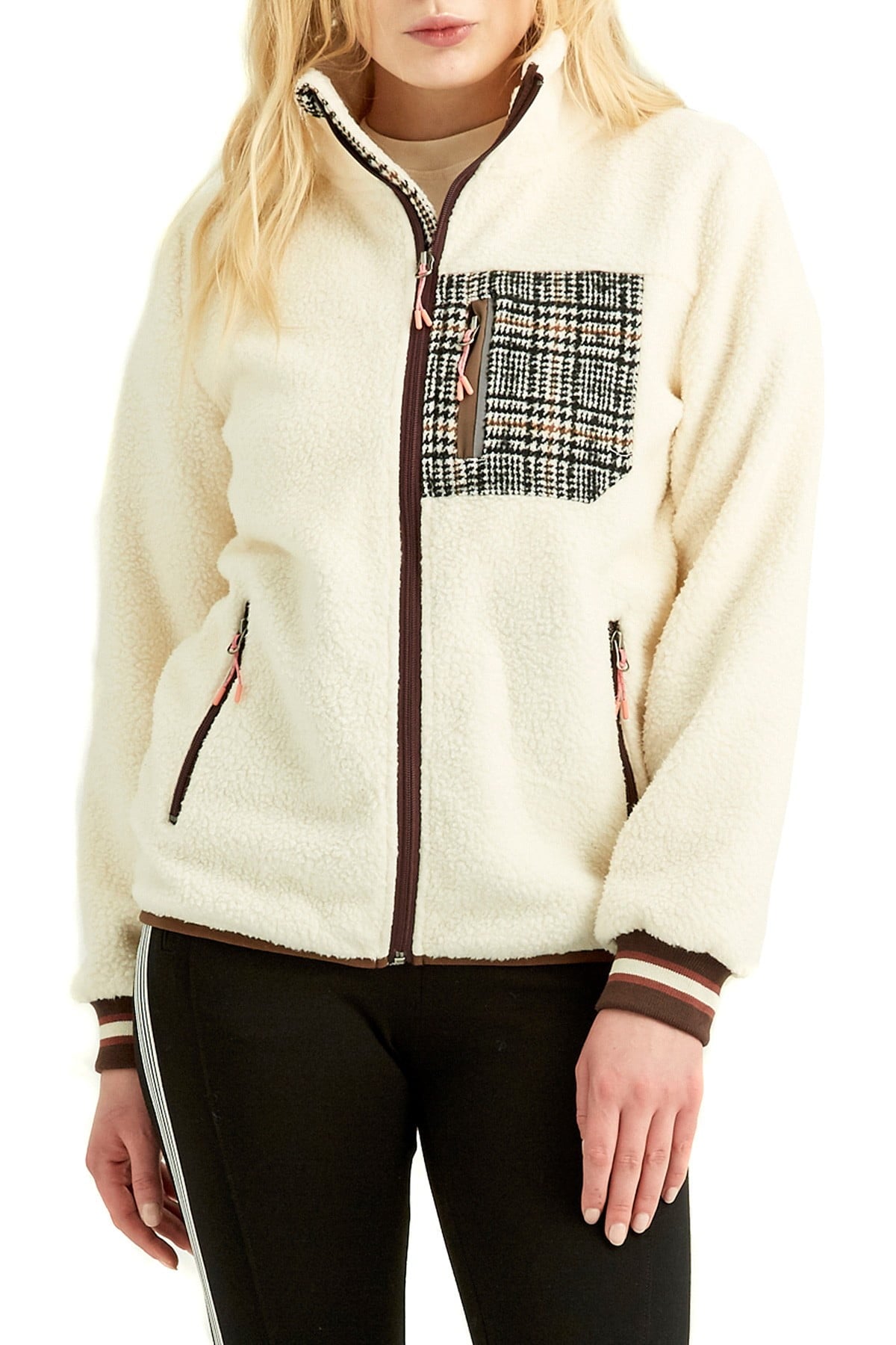 Boundless North Faux Shearling Accent Pocket Jacket 25 Pieces